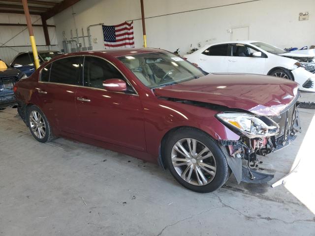 KMHGC4DD3DU237568 - 2013 HYUNDAI GENESIS 3.8L BURGUNDY photo 4