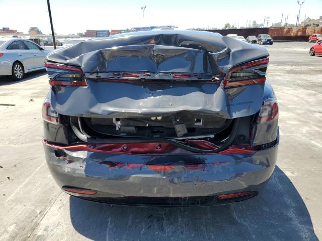 5YJSA1E21LF370627 - 2020 TESLA MODEL S 灰色 照片 6