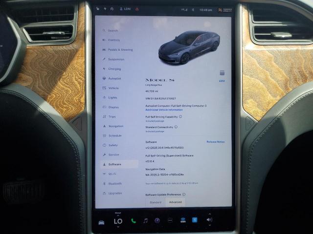 5YJSA1E21LF370627 - 2020 TESLA MODEL S 灰色 照片 9