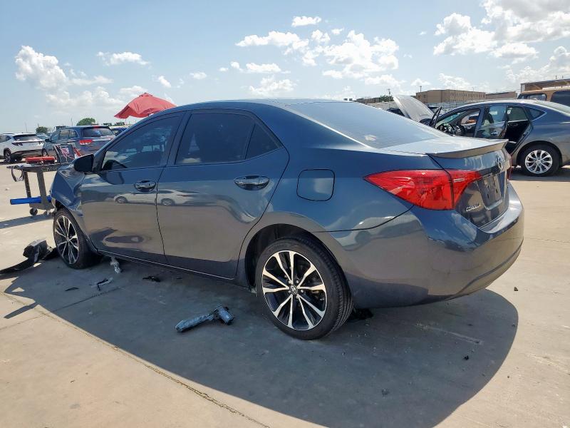 5YFBURHEXKP914217 - 2019 TOYOTA COROLLA L BLUE photo 2