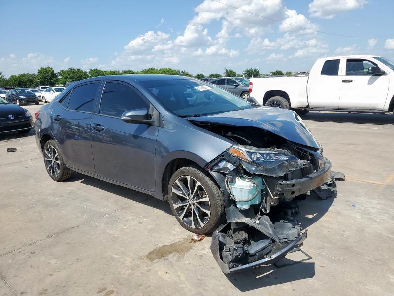 5YFBURHEXKP914217 - 2019 TOYOTA COROLLA L BLUE photo 4