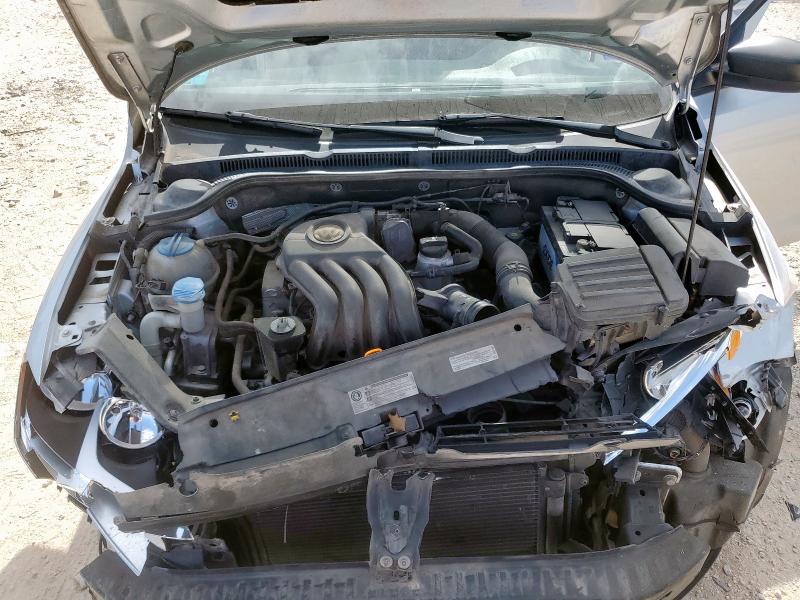 3VW2K7AJ4EM360733 - 2014 VOLKSWAGEN JETTA BASE ვერცხლისფერი ფოტო 11