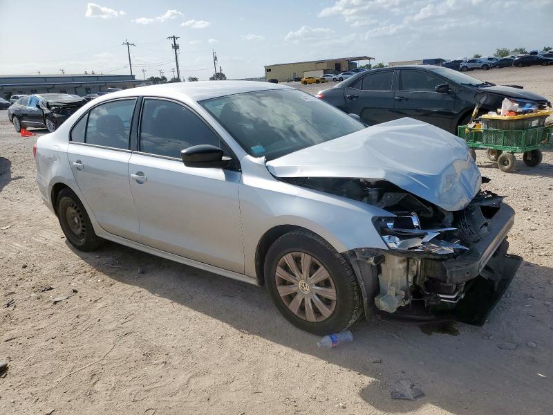 3VW2K7AJ4EM360733 - 2014 VOLKSWAGEN JETTA BASE ვერცხლისფერი ფოტო 4