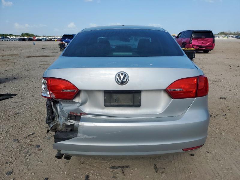 3VW2K7AJ4EM360733 - 2014 VOLKSWAGEN JETTA BASE ვერცხლისფერი ფოტო 6