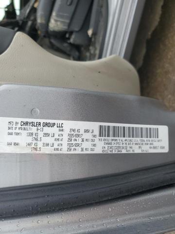 2C4RC1CG2ER134132 - 2014 CHRYSLER TOWN & COU TOURING L SILVER photo 13