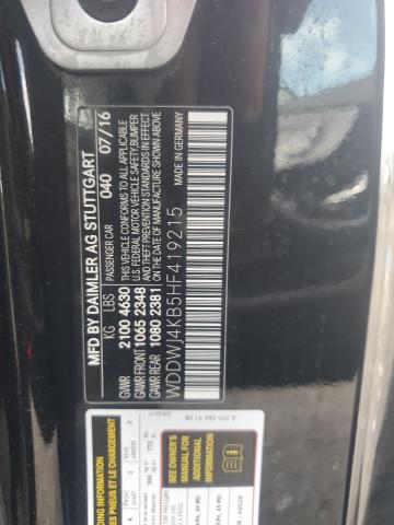 WDDWJ4KB5HF419215 - 2017 MERCEDES-BENZ C 300 4MATIC BLACK photo 12