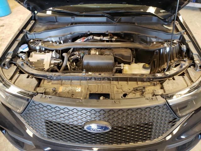 1FM5K8AB7MGA64351 - 2021 FORD EXPLORER POLICE INTERCEPTOR 黑色 照片 11