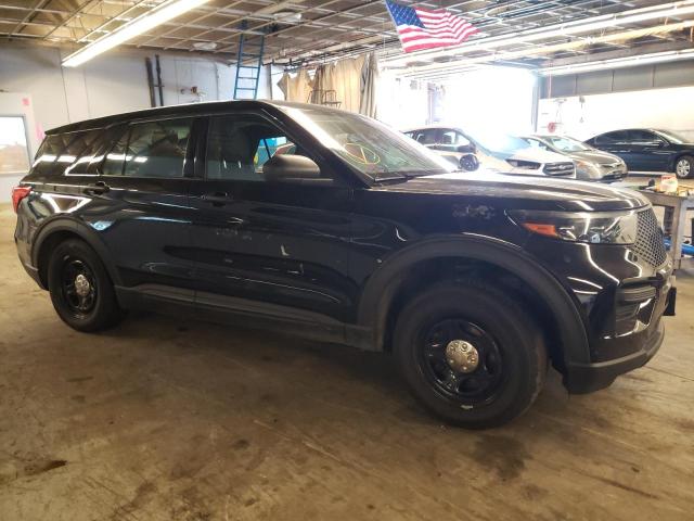 1FM5K8AB7MGA64351 - 2021 FORD EXPLORER POLICE INTERCEPTOR 黑色 照片 4