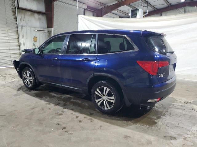 5FNYF6H52GB039656 - 2016 HONDA PILOT EXL BLUE photo 2