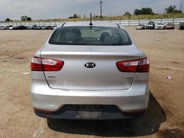 KNADM4A30H6029087 - 2017 KIA RIO LX SILVER photo 6