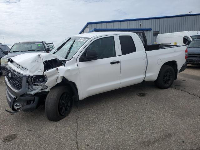 5TFUY5F11MX048241 - 2021 TOYOTA TUNDRA DOUBLE CAB SR/SR5 WHITE photo 1