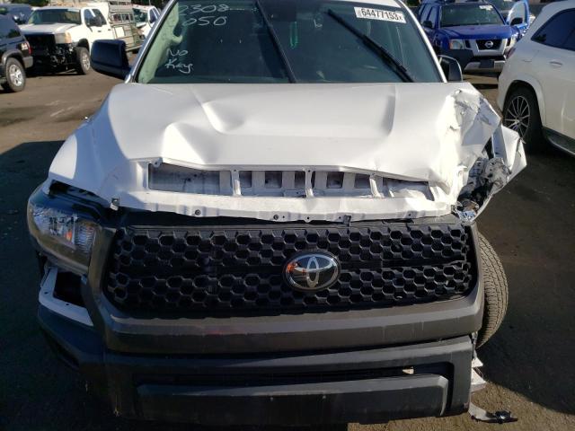 5TFUY5F11MX048241 - 2021 TOYOTA TUNDRA DOUBLE CAB SR/SR5 WHITE photo 11