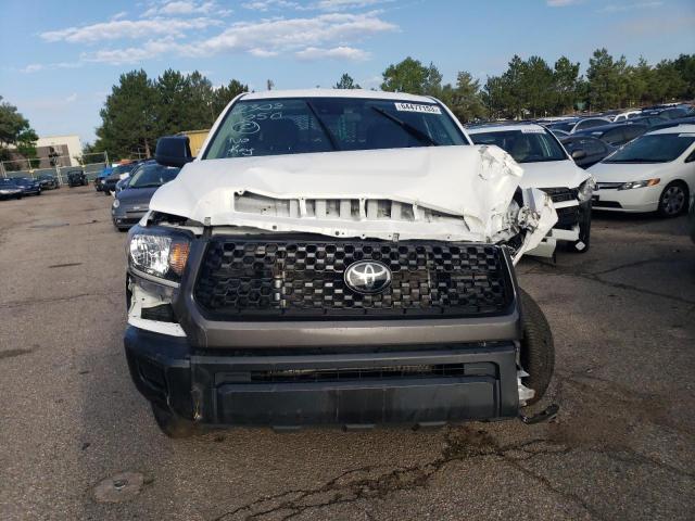 5TFUY5F11MX048241 - 2021 TOYOTA TUNDRA DOUBLE CAB SR/SR5 WHITE photo 5