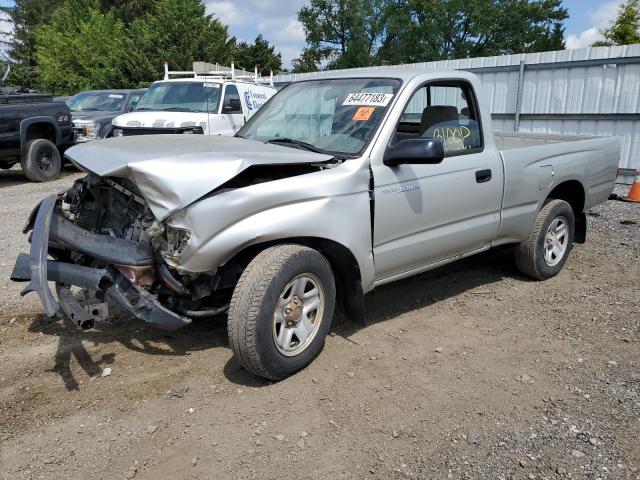 5TENL42N53Z259648 - 2003 TOYOTA TACOMA SILVER photo 1