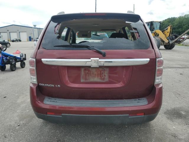 2CNDL23F086051081 - 2008 CHEVROLET EQUINOX LS BURGUNDY photo 6