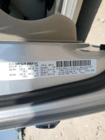 2C4RC1CG8CR135850 - 2012 CHRYSLER TOWN & COU TOURING L SILVER photo 13