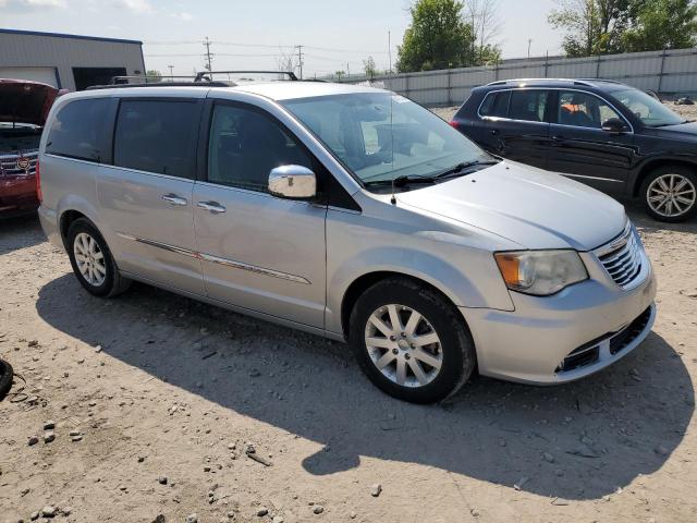 2C4RC1CG8CR135850 - 2012 CHRYSLER TOWN & COU TOURING L SILVER photo 4