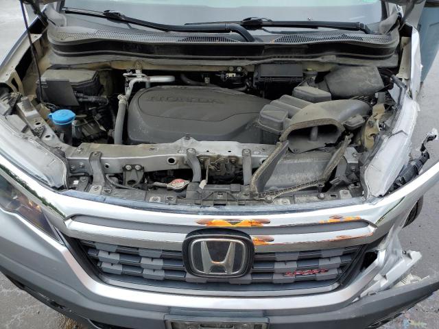 5FPYK3F10LB030238 - 2020 HONDA RIDGELINE SPORT SILVER photo 11