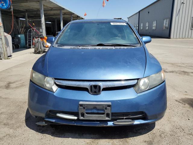 1HGFA16838L083378 - 2008 HONDA CIVIC EX BLUE photo 5