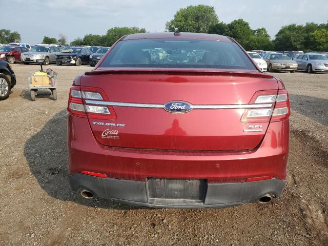 1FAHP2E87DG214723 - 2013 FORD TAURUS SEL BURGUNDY photo 6