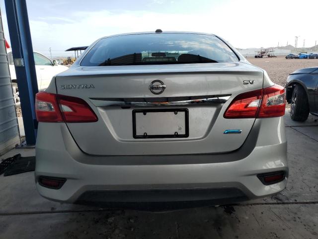 3N1AB7AP8KY378212 - 2019 NISSAN SENTRA S SILVER photo 6