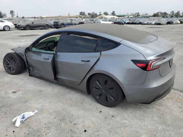 5YJ3E1EA2SF886459 - 2025 TESLA MODEL 3 SILVER photo 2