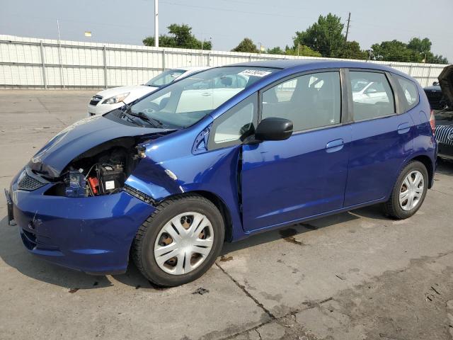 JHMGE88259S014867 - 2009 HONDA FIT BLUE photo 1