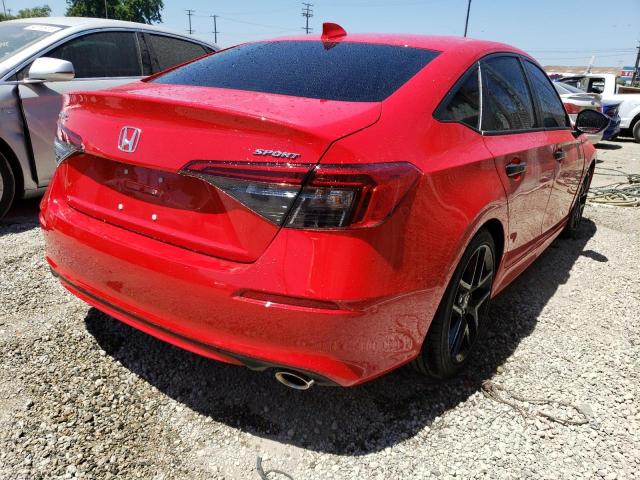 2HGFE2F51PH554102 - 2023 HONDA CIVIC SPORT 红色 照片 3
