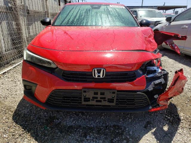 2HGFE2F51PH554102 - 2023 HONDA CIVIC SPORT 红色 照片 5