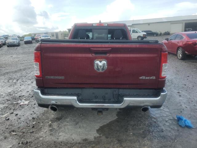 1C6SRFBT8NN204460 - 2022 RAM 1500 BIG HORN/LONE STAR MAROON photo 6