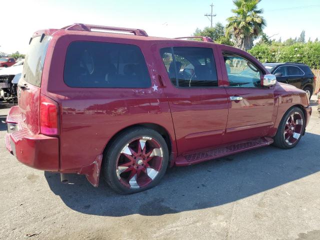 5N1AA08A14N719020 - 2004 NISSAN ARMADA SE BURGUNDY photo 3