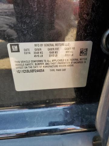 1G11C5SL6EF244054 - 2014 CHEVROLET MALIBU 1LT 黑色 照片 12