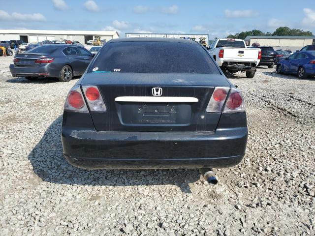 2HGES267X3H555412 - 2003 HONDA CIVIC EX BLACK photo 6