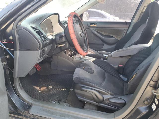 2HGES267X3H555412 - 2003 HONDA CIVIC EX BLACK photo 7