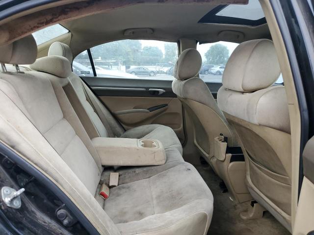 1HGFA16896L058742 - 2006 HONDA CIVIC EX BLACK photo 10