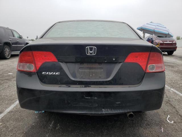 1HGFA16896L058742 - 2006 HONDA CIVIC EX BLACK photo 6