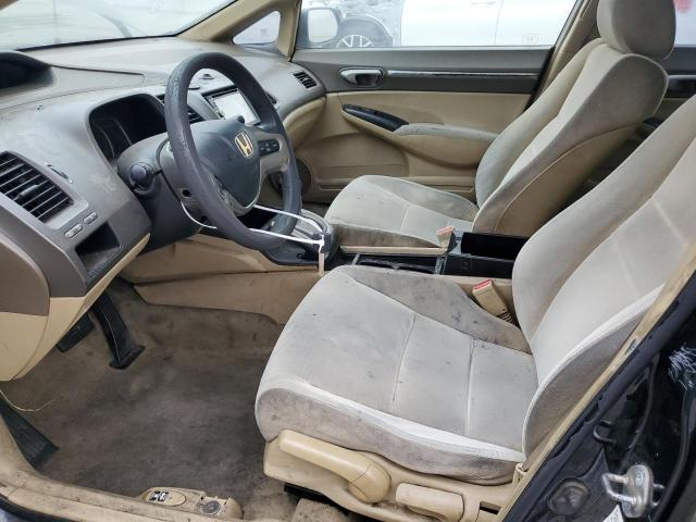 1HGFA16896L058742 - 2006 HONDA CIVIC EX BLACK photo 7