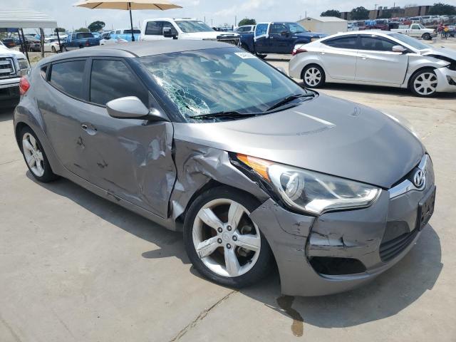 KMHTC6AD1DU163775 - 2013 HYUNDAI VELOSTER GRAY photo 4