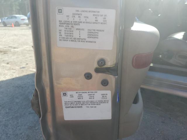 1G4HP54K41U162470 - 2001 BUICK LESABRE CUSTOM GOLD photo 13