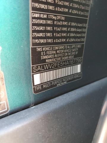 SALWV2FE5HA167799 - 2017 LAND ROVER RANGE ROVE AUTOBIOGRAPHY TWO TONE photo 13