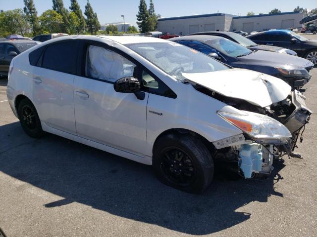 JTDKN3DU8F1913844 - 2015 TOYOTA PRIUS WHITE photo 4