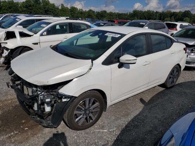 3N1CN8EV1LL839313 - 2020 NISSAN VERSA SV WHITE photo 1