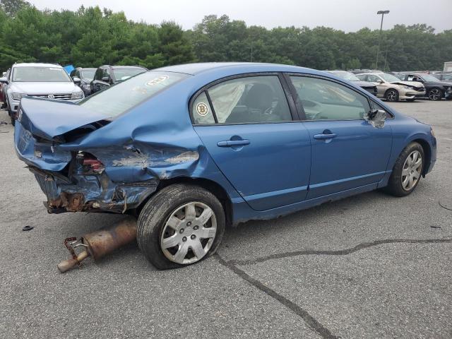 1HGFA15508L054587 - 2008 HONDA CIVIC LX BLUE photo 3