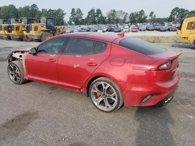 KNAE55LC2J6012673 - 2018 KIA STINGER GT2 RED photo 2