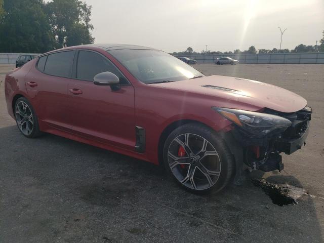 KNAE55LC2J6012673 - 2018 KIA STINGER GT2 RED photo 4