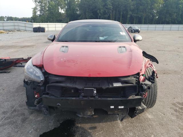 KNAE55LC2J6012673 - 2018 KIA STINGER GT2 RED photo 5