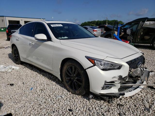 JN1BV7AR2FM393441 - 2015 INFINITI Q50 BASE WHITE photo 4