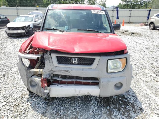 5J6YH17675L005403 - 2005 HONDA ELEMENT EX RED photo 5