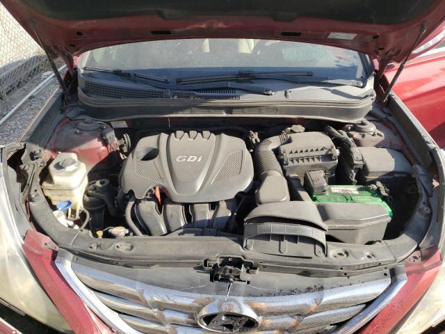 5NPEC4AC3BH129272 - 2011 HYUNDAI SONATA SE RED photo 11