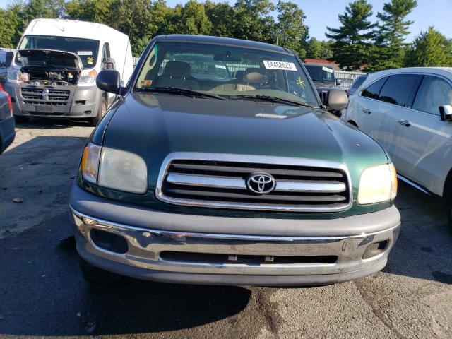 5TBRN3411YS001107 - 2000 TOYOTA TUNDRA ACCESS CAB SR5 GREEN photo 5